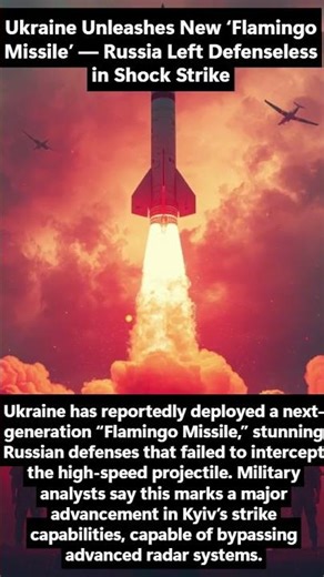 Ukraine Unleashes New ‘Flamingo Missile’ — Russia Left Defenseless in Shock Strike