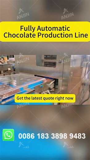 Chocolate Production Line Industrial Chocolate Making Equipment for Food Factories