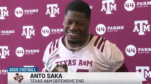 Anto Saka - Texas A&M Spring Football | Haystack News