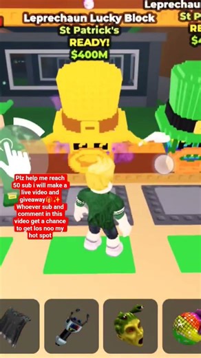 #roblox make sure you are sub if you are not and you add comment you will not win🥺