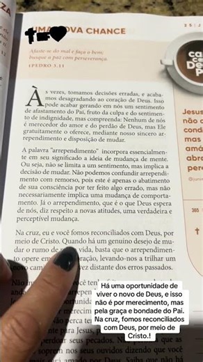 Há uma oportunidade de viver o novo de Deus, …