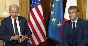 Biden tells Macron the handling of French submarine contract was "clumsy"