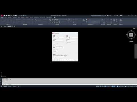 How to set the drawing unit into inches and Line Command in AutoCad.