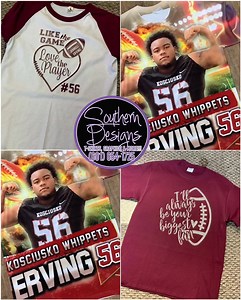 13 reactions | It’s football  time order your custom 3D football shirts | Southern Designs | Facebook