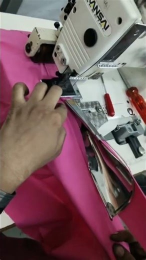 Kansai M/C placket folder #bestsewingmachine #machine #sewingtechniques #kansai