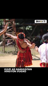 A handsome young boy gracefully performing the traditional Ifugao native dance. | iHingyon TV