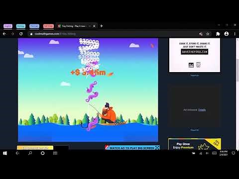 Tiny Fishing (Cool Math Games) ***WORLD RECORD***