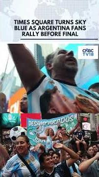 Argentina Fans Flood Times Square Before Spain Clash | FIFA World Cup 2026 FINAL | Messi | N18G