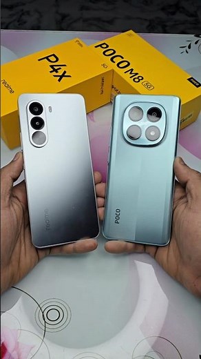 Realme P4x 5G vs Poco M8 5G - Rv Comparison #shorts