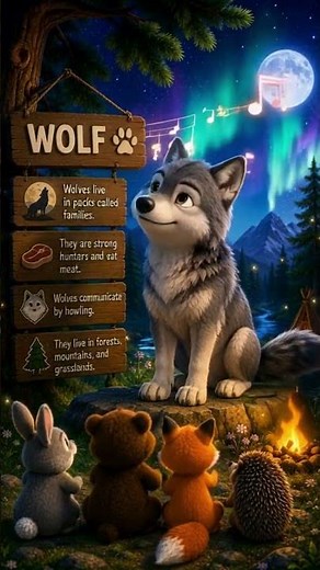 🐺 Wolf Facts for Kids | Learn About Wolves