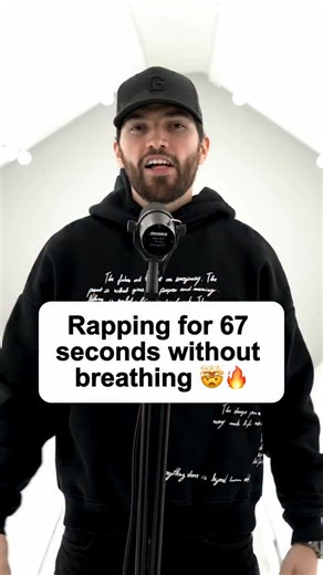 GAWNE on Instagram: "Rapping for 67 seconds without breathing 🤯🔥 [song is Chopper - GAWNE] #music #rap #rapper #performance #67"
