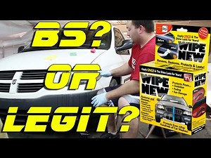 Wipe New Legit or BS? | Head light restoration | Faded Trim Restoration