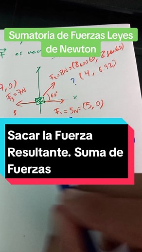 Suma de Fuerzas Vectoriales y Leyes de Newton