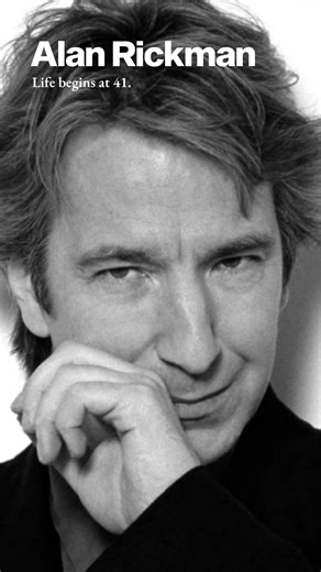 History of Winning on Instagram: "Alan Rickman was a winner because he played the long game without needing early proof. he did not rush to be famous. he spent years learning his craft, working in theatre, and building a level of control most people never reach. when film finally came, it was late by industry standards. he was 41 when he landed die hard, surrounded by younger stars and bigger names. but the performance was so precise it rewrote his trajectory overnight. rickman did not “arrive” 