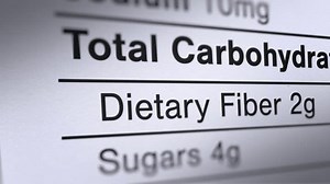 Animated Nutrition Facts Label with a Focus on "Zinc". Fictitious Data Created Exclusively for This Concept Footage
