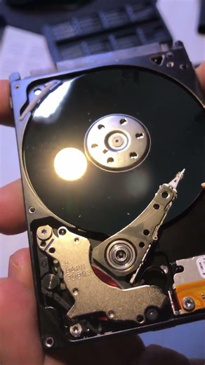 Let's fix a hard drive What could go wrong? #techtok #viral #viralvideo #hardware #fyp