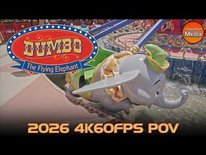 Dumbo the Flying Elephant | 2026 4K60FPS POV | Magic Kingdom Storybook Circus | Walt Disney World