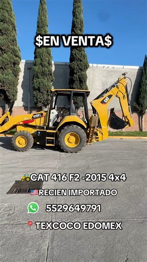 🚨DISPONIBLE PARA ENTREGA INMEDIATA🚨 🚜CAT 416 F ✅2015 ✅4x4 ✅KIT PARA MARTILLO 📲5529649791 📍TEXCOCO EDOMEX #maquinariapesada #RETROEXCAVADORA #caterpillar #equipopesado #obrasciviles #MaterialesDeConstrucción | Venta de maquinaria pesada mexico