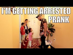 I'M GETTING ARRESTED PRANK *gone wrong*