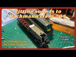 Fitting a sound decoder to a Bachmann class 205 "Thumper"