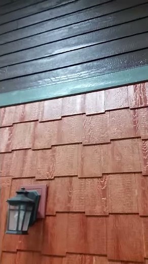 LP Smartside lap siding and octagon shake Diamond Kote finish