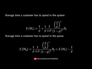 Queuing Theory-III: Infinite Capacity Multiple Server Model