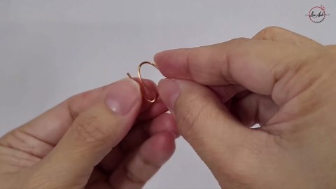Simple and fast ring making for beginner | Cute bow for the end of the year 1078