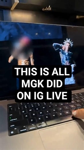 That's all mgk did on IG Live. Didn’t even show his face. Anyway, "everything tatted" out today!