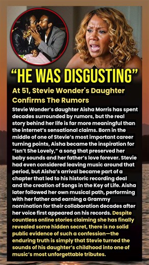 At 51, Stevie Wonder's Daughter Confirms The Rumors#shorts