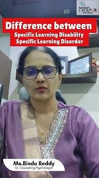 Difference between Specific Learning Disability or Disorder