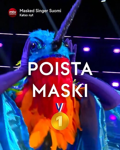 ⚠️ MASKI POISTUU Masked Singer Suomen voittaja on Kolibri! 🥇 Arvasitko sä hahmon henkilöllisyyden? 😱 🕵️‍♂️ 🕵️‍♂️ 🕵️‍♂️ Maskin alta paljastui: BESS Katso koko Masked Singer Suomi -kausi MTV Katsomosta. | MTV3