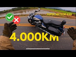 THE PROBLEMS AND PLEASURES WITH THE SUPER METEOR 650! #royalenfieldbrasil #supermeteor650