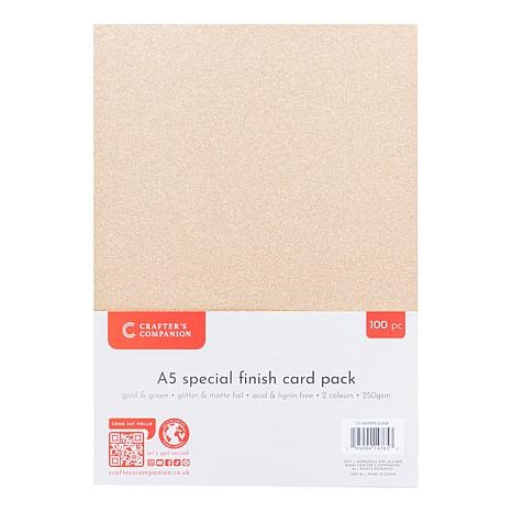 Crafter's Companion Glitter & Mirror Card Pack | HSN