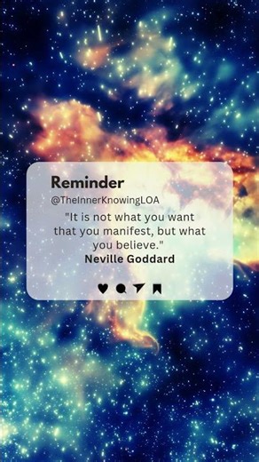 You Manifest What You Believe | Neville Goddard Quotes #lawofassumption