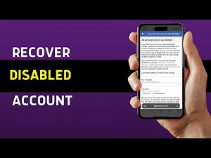 How To Recover Disabled Facebook Account (2025 GUIDE)