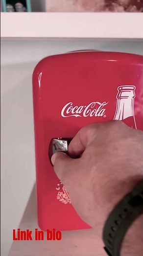 Coca-Cola Mini Fridge Review: Perfect Compact Cooler #amazonfinds #cocacola #minifridge