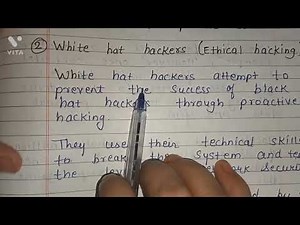 Hacking | Types of Hacking | punishment of Hacking | Lecture 15 | Exams