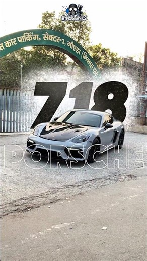 Porsche 718 Cayman Transformation 🔥 Yellow to 2026 Ash Grey + Carbon Fiber Upgrade