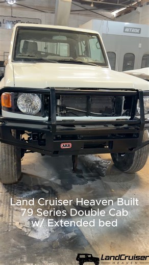 Land Cruiser Heaven | Closing in on the finish line with this Land Cruiser Heaven–built LHD 79 Series double cab, powered by a 1HDFTE. Sitting on an extended 80... | Instagram