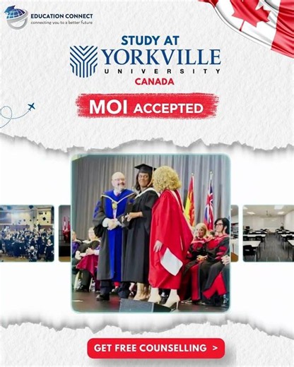 Study MBA in Canada Without IELTS? Yorkville University MOI Accepted | Apply Now