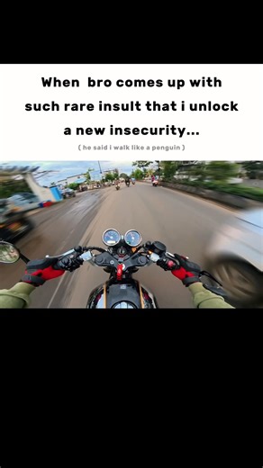 Don’t Know If He’s A Friend Or Enemy 😂 #shortvideo #bikelife