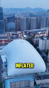 China Built a 15 Story Air Dome Over a Construction Site