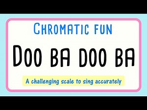 Fun Chromatic Vocal Exercise | Excellent for Riffs and Runs