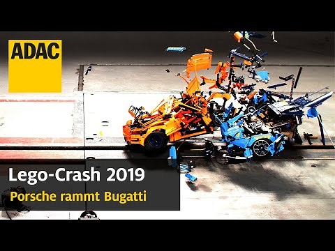 Lego CRASH Test 2019: Porsche rammt Bugatti | ADAC
