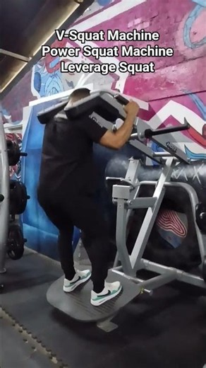 V-Squat Machine Power Squat Machine Leverage Squat