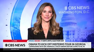 Obama starting midterm campaign tour in Georgia to support Sen. Raphael Warnock, Stacey Abrams