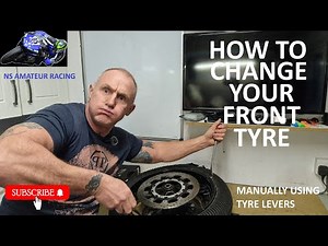 How to change your front motorcycle tyre