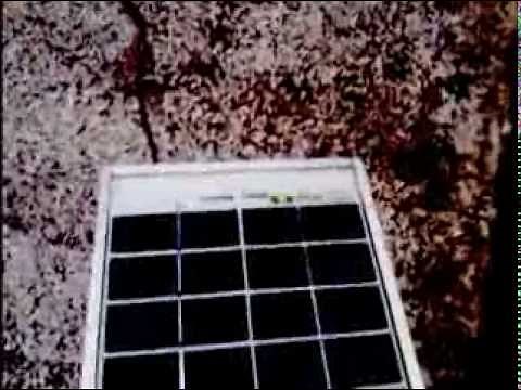 How to charge 6v battery using solar panel