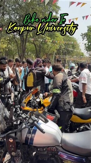 🔥 Kanpur University mein Bike Riders ka Dhamaal! 🏍️ | Massive Bike Rally!