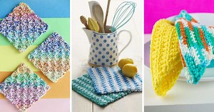 50 Easy Crochet Dishcloth Patterns to Learn New Stitches